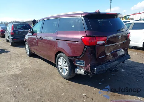 2018 Kia Sedona Ex z USA, uszkodzony, nr VIN KNDMC5C11J6400884